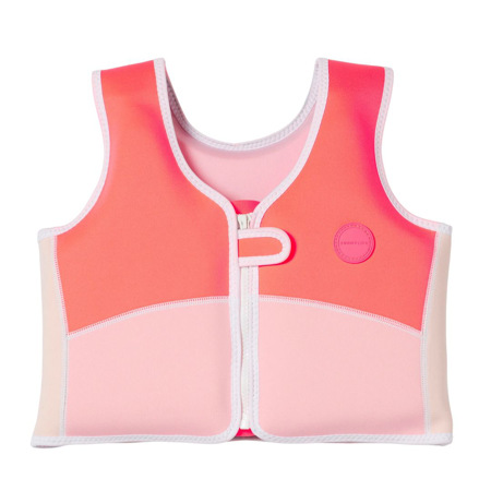 Picture of SunnyLife® Swim Vest Melody the Mermaid Neon Strawberry 3-6Y 