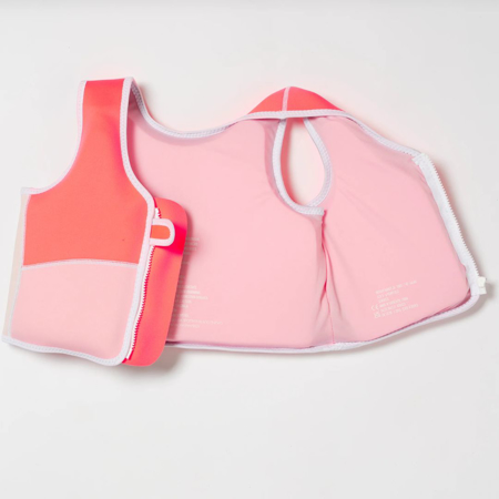SunnyLife® Swim Vest Melody the Mermaid Neon Strawberry 3-6Y 