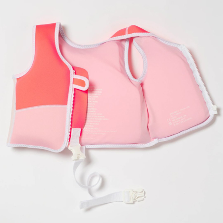 SunnyLife® Swim Vest Melody the Mermaid Neon Strawberry 2-3Y 
