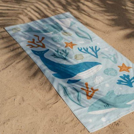 Little Dutch® Beach Towel Ocean Dreams Blue
