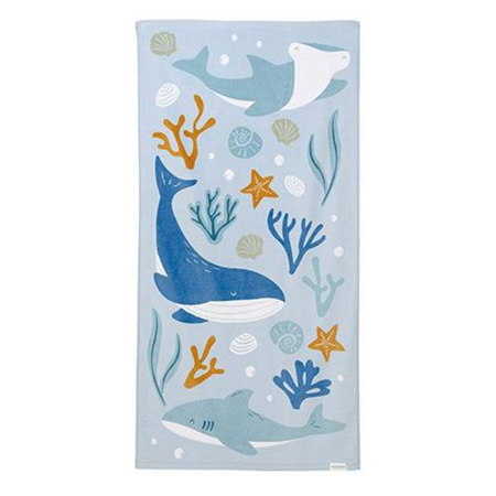 Picture of Little Dutch® Beach Towel Ocean Dreams Blue