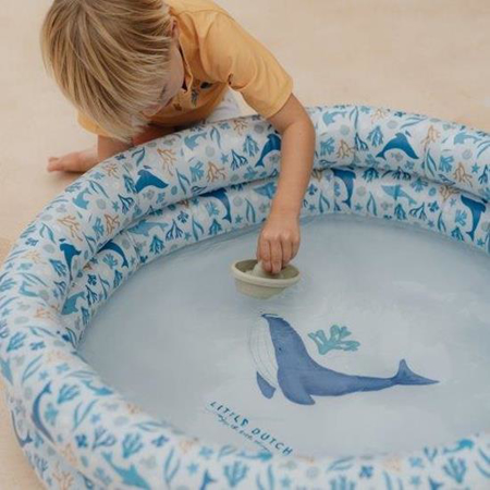 Little Dutch® Inflatable pool Ocean Dreams Blue 80cm